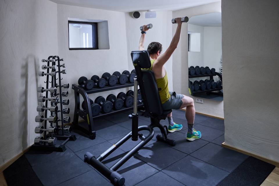 Krafttraining Kraft und Fitness Designhotel im Pongau