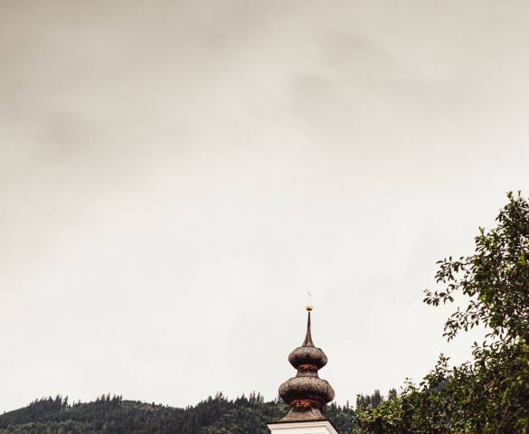 Im Dorf Sankt Veit im Pongau