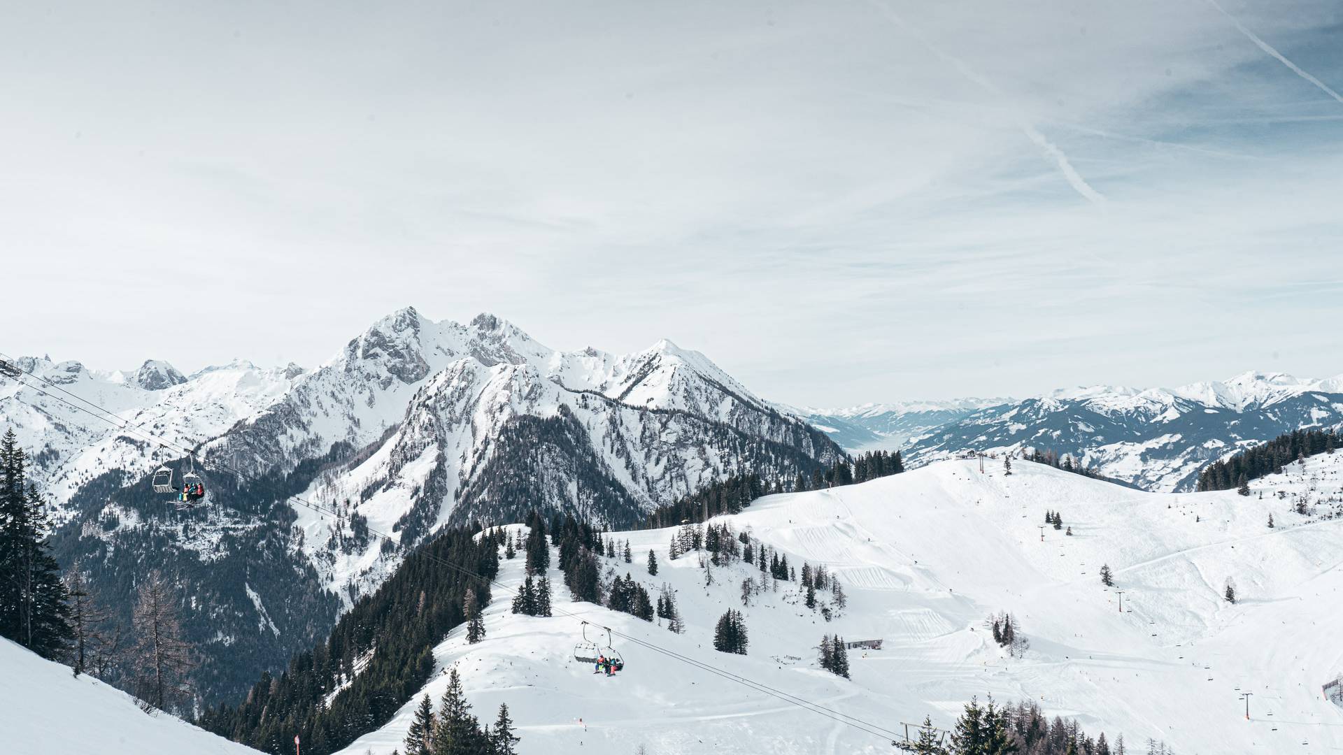 Pongau Berge Winter