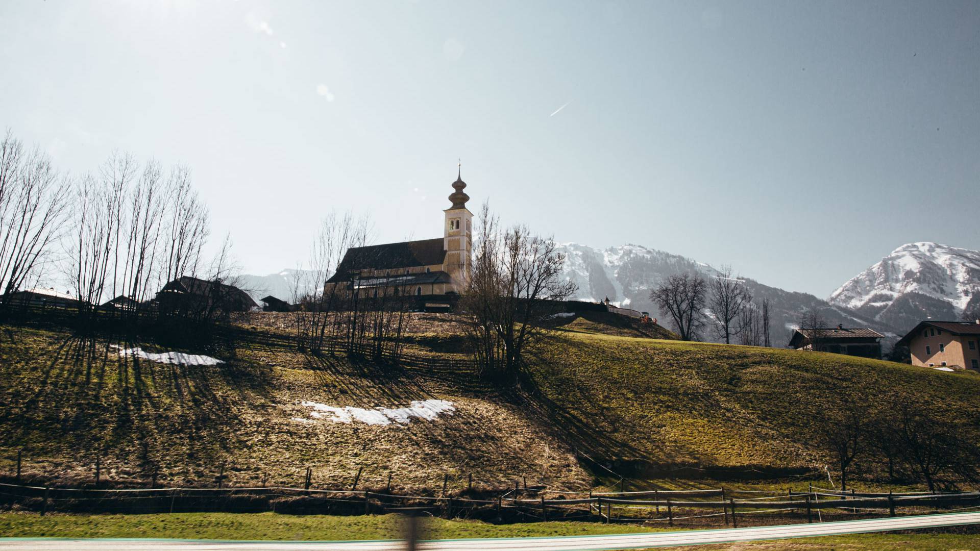 Sankt Veit Dorf Kirche Frühling