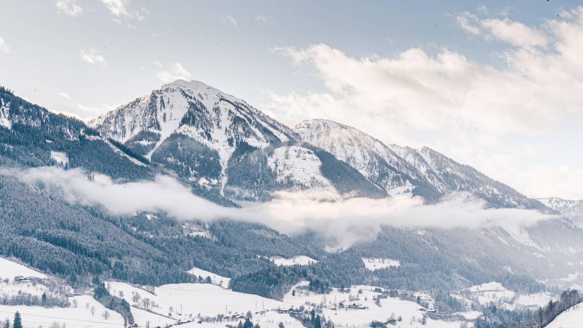 Hausberg Winter Sankt Veit