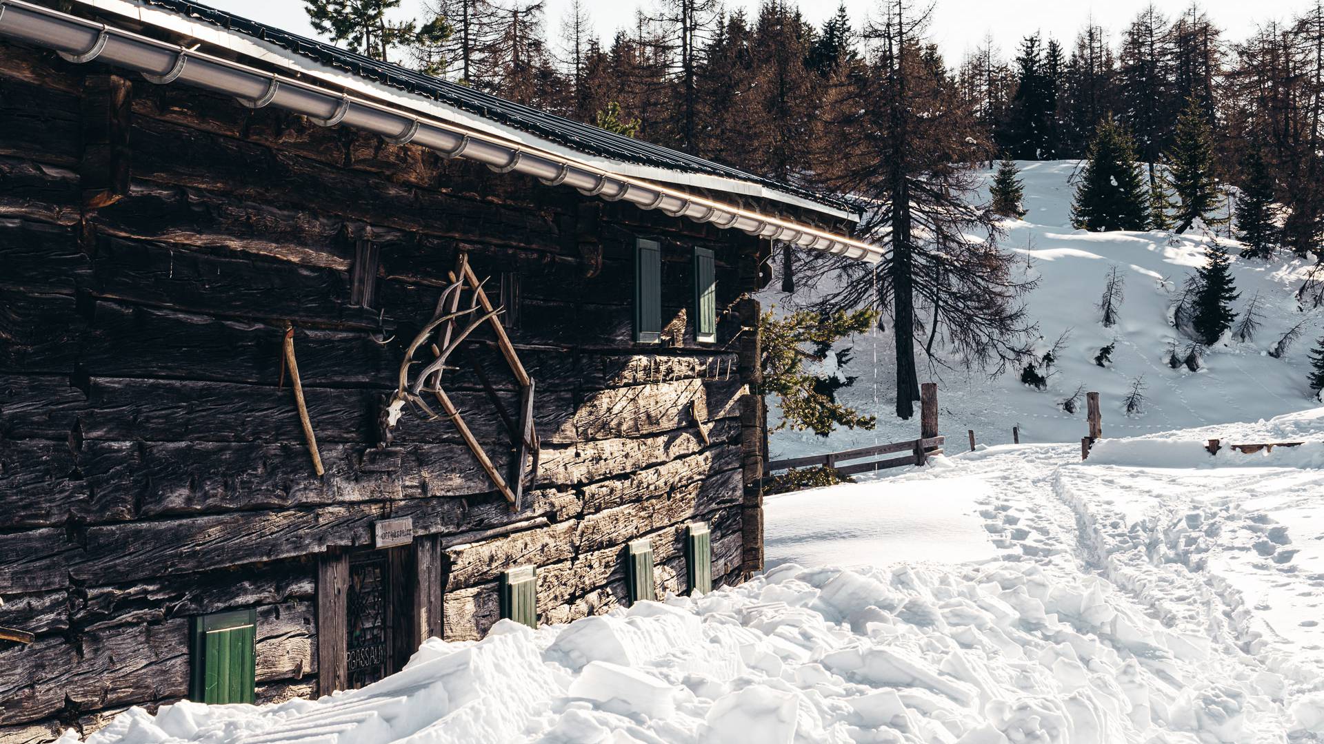 Pongau Winter Berge Hütte