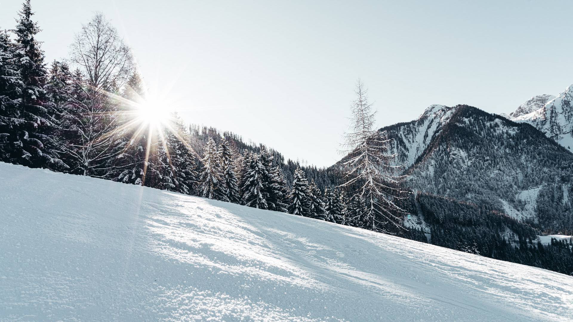 Berg Wintersonne Pongau